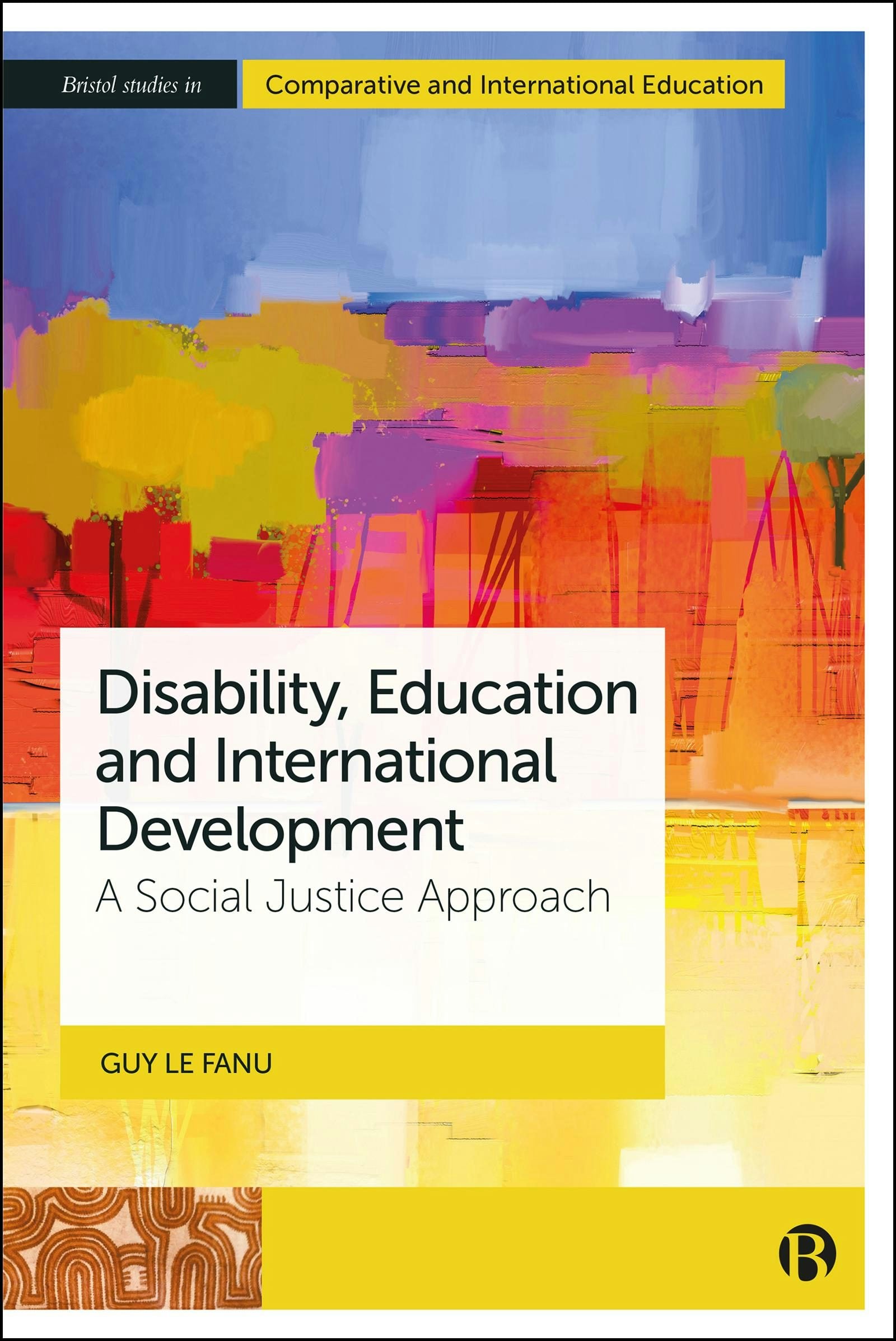 Book cover image for Disability, Education and International Development ISBN: 9781529241471
